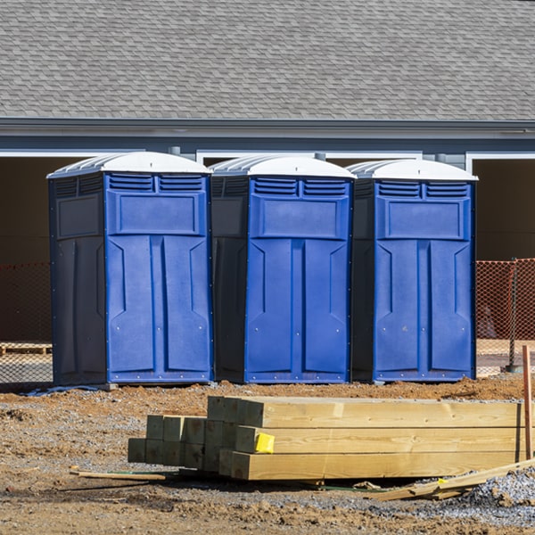 how do you ensure the portable restrooms are secure and safe from vandalism during an event in Bartonville